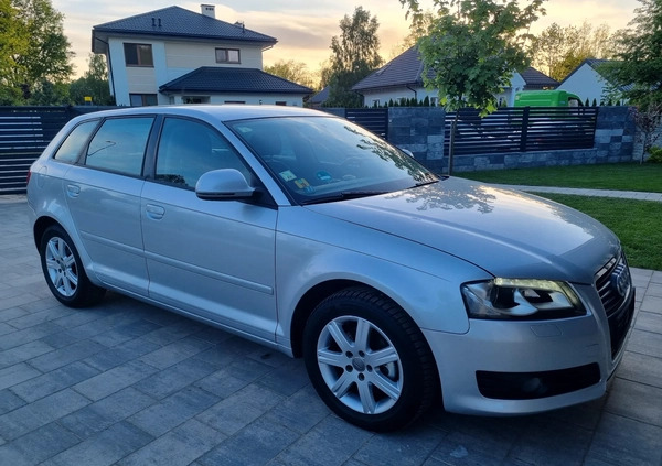 Audi A3 cena 21900 przebieg: 161936, rok produkcji 2008 z Szczytna małe 137